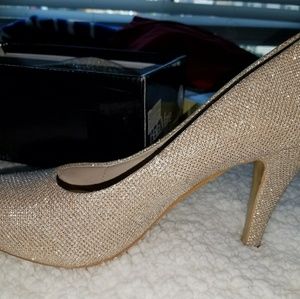 Champagne gold heels